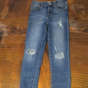 Celebrity Pink Ripped Indigo Skinny Jeans